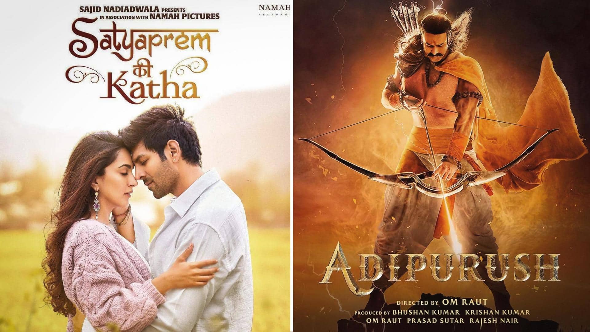 'Adipurush,' 'Satyaprem Ki Katha': Hindi films hitting theaters in June