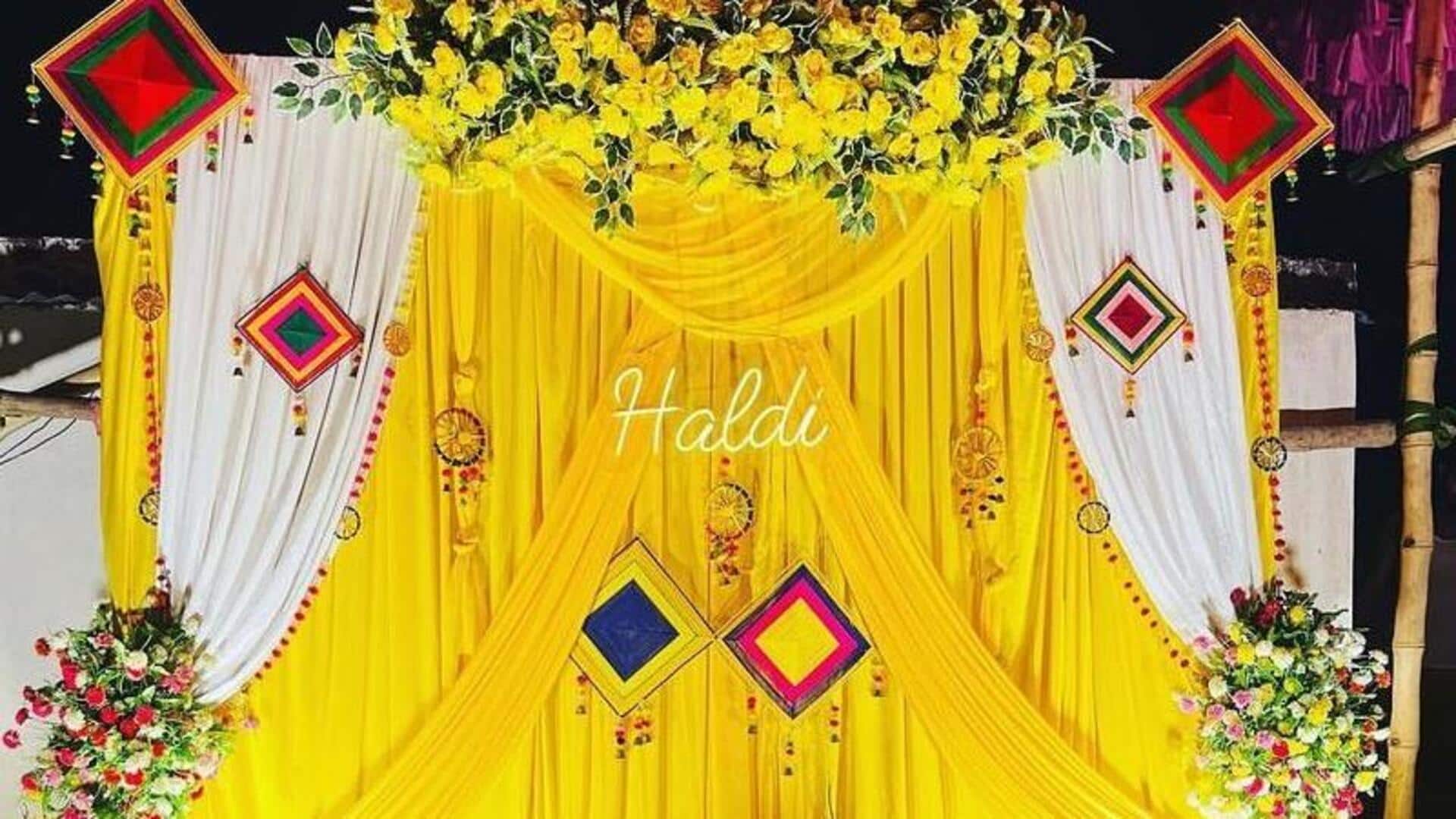 Haldi ceremony: Limited budget? Try these simple decor ideas