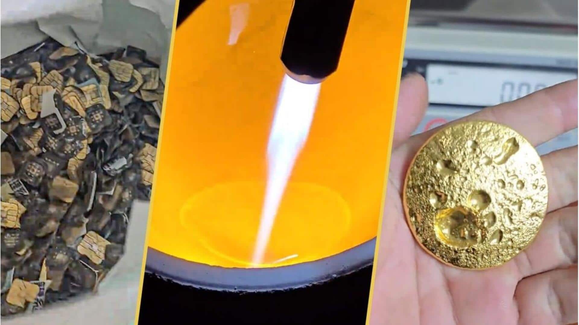 'Alchemist': Man extracts 191g gold worth $29,000 from SIM cards