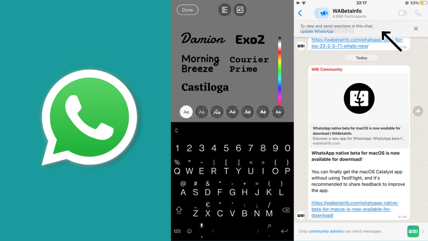WhatsApp is working on new features for iOS and Android