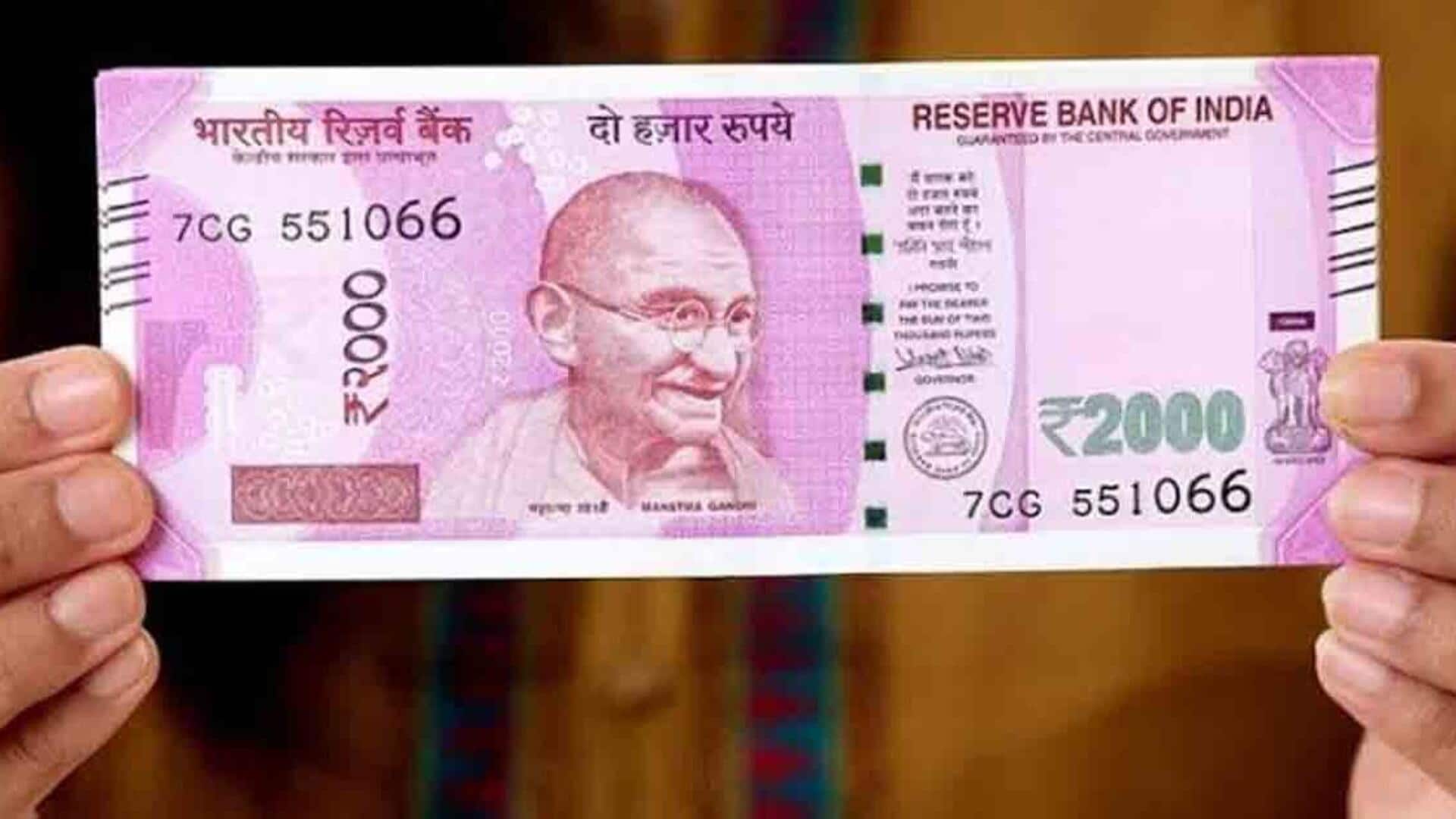 Over 97% of Rs. 2,000 banknotes returned to system: RBI