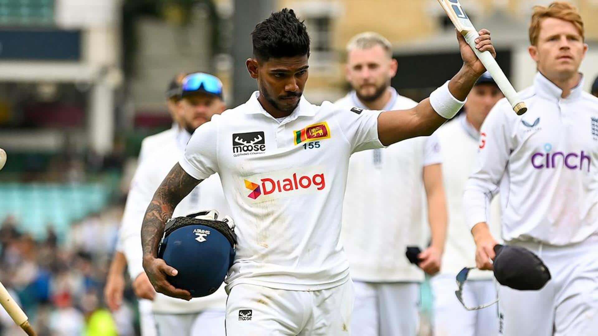 Sri Lanka batters with highest 4th-innings Test score (matches won) 