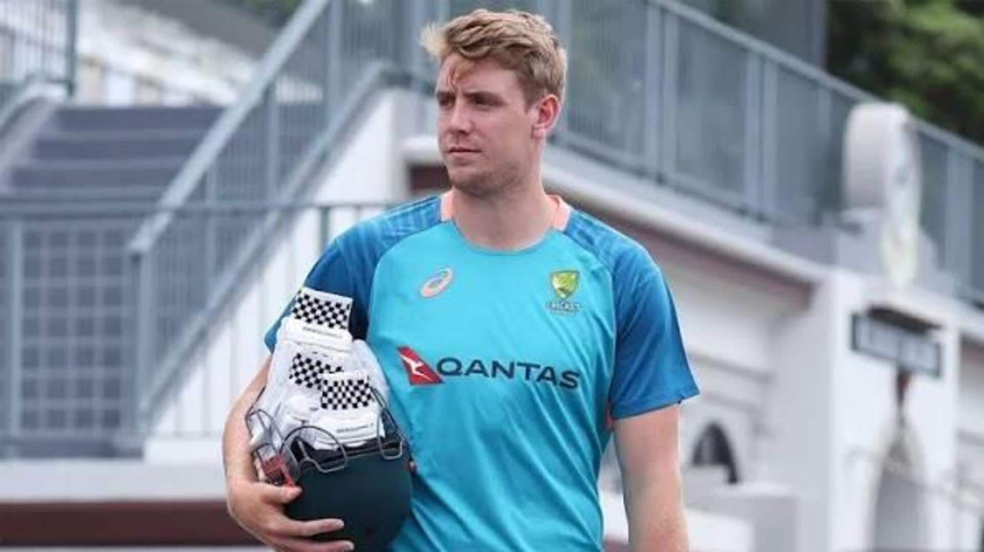 Cameron Green ruled out of first SA Test with strain