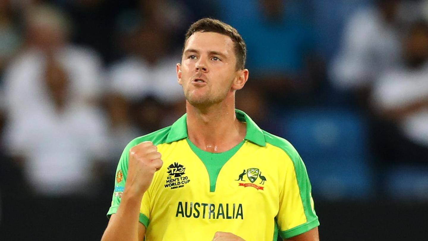 Hazlewood shines in the powerplay overs Hazlewood shines in the powerplay overs
