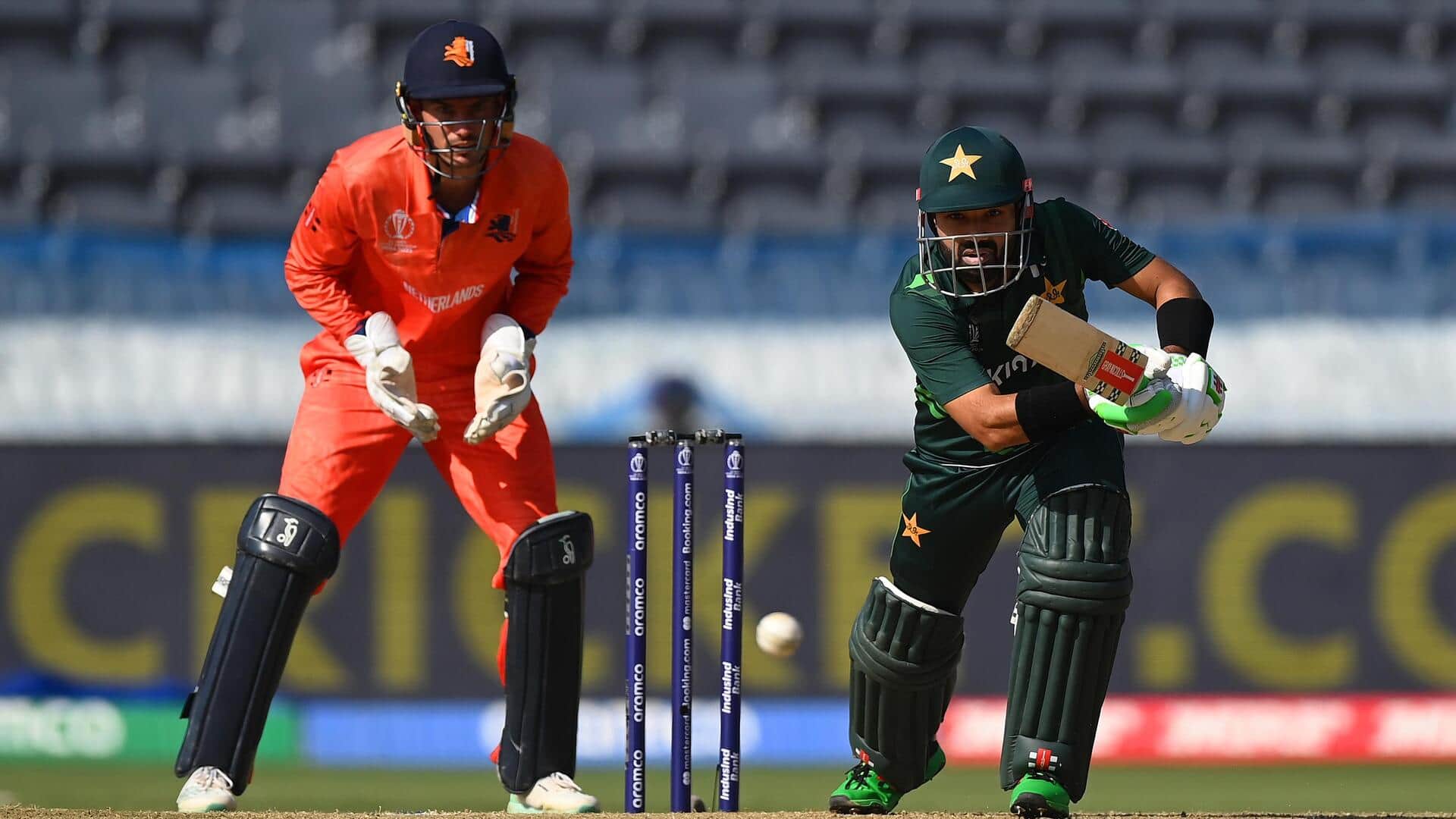ICC Cricket World Cup: Pakistan manage 286/10 versus Netherlands