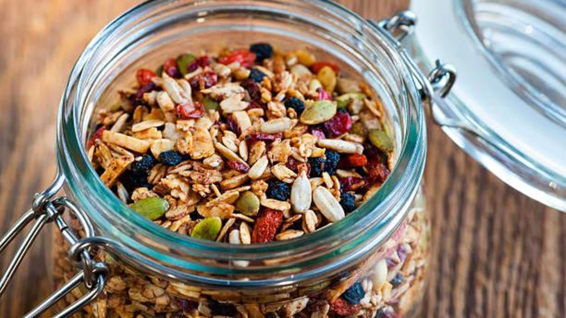 5 granola mixes for a protein-rich breakfast