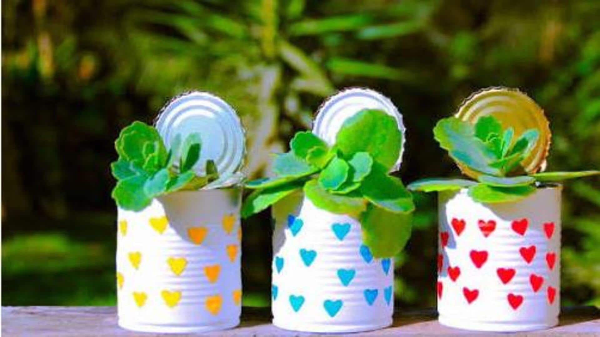 How to make stylish home decor with tin 