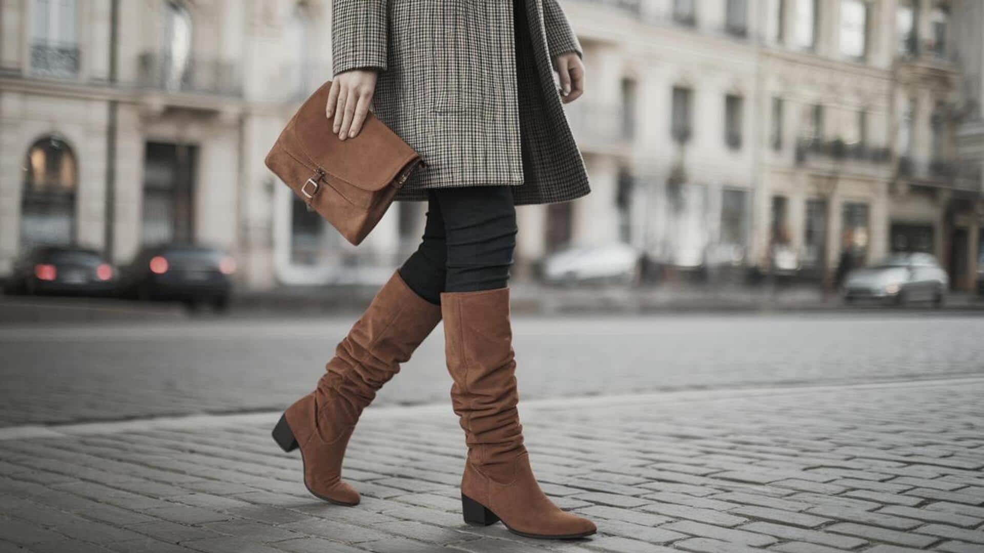 Winter skirts + knee-high boots: 5 styling tips