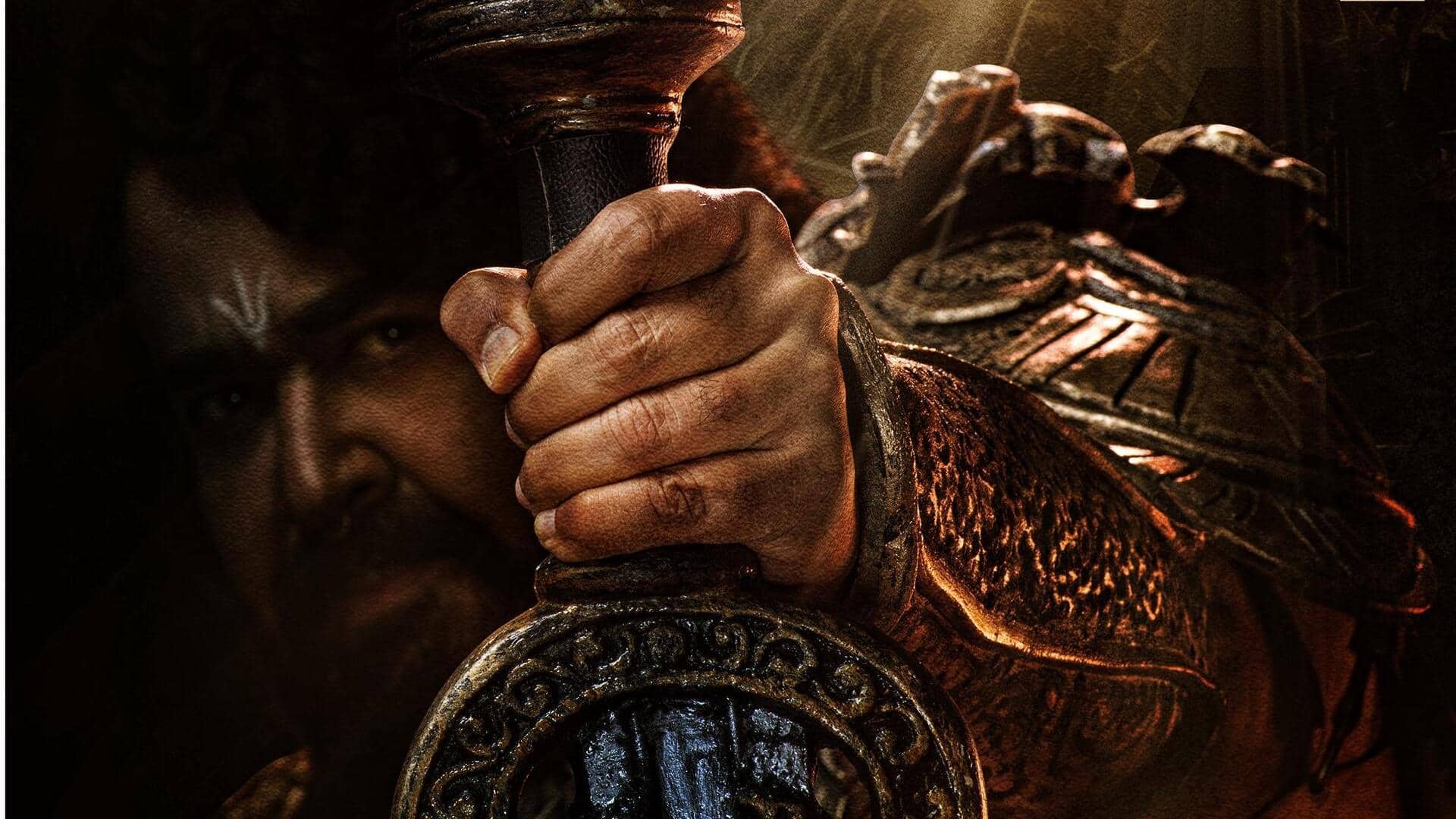 'Vrusshabha' arrives tomorrow: Mohanlal looks regal in new poster 