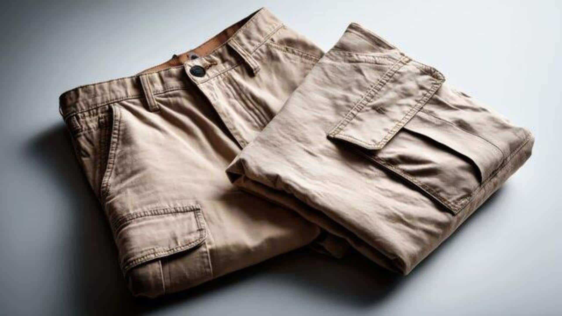 Beat the chill with wool-blend cargo pants
