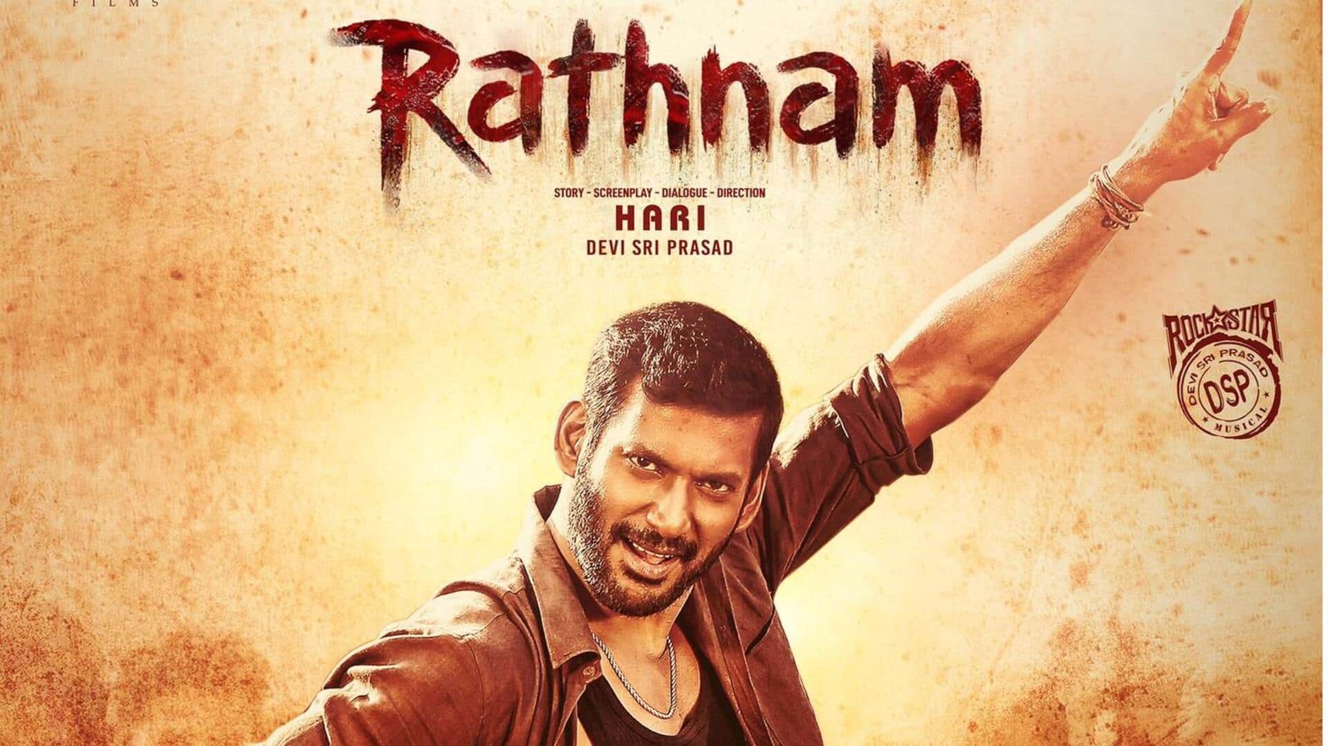 Vishal's 'Rathnam' is set for an April release