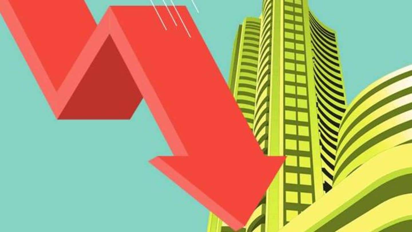 Sensex slumps over 350 points in early trade