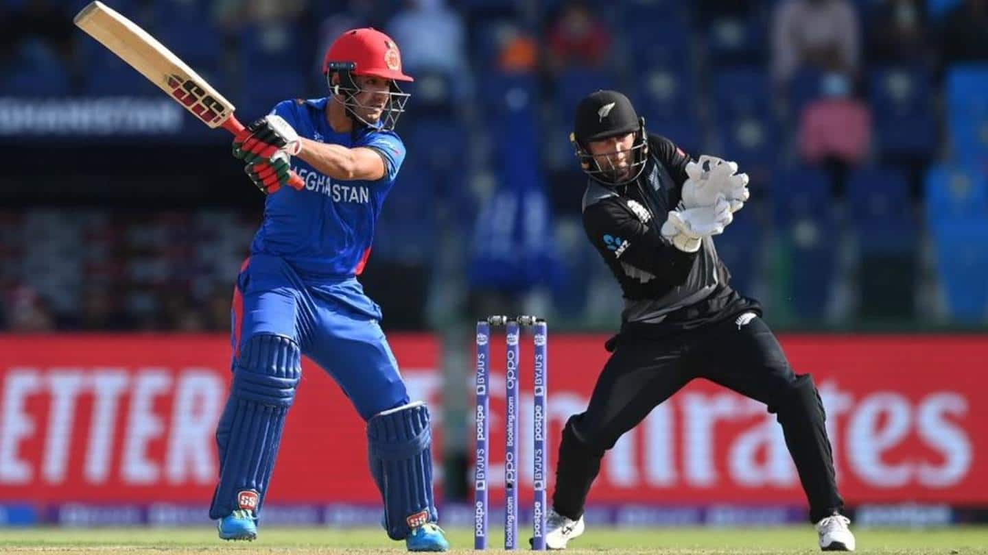 T20 World Cup: Afghanistan manage 124/8 against NZ; Zadran shine