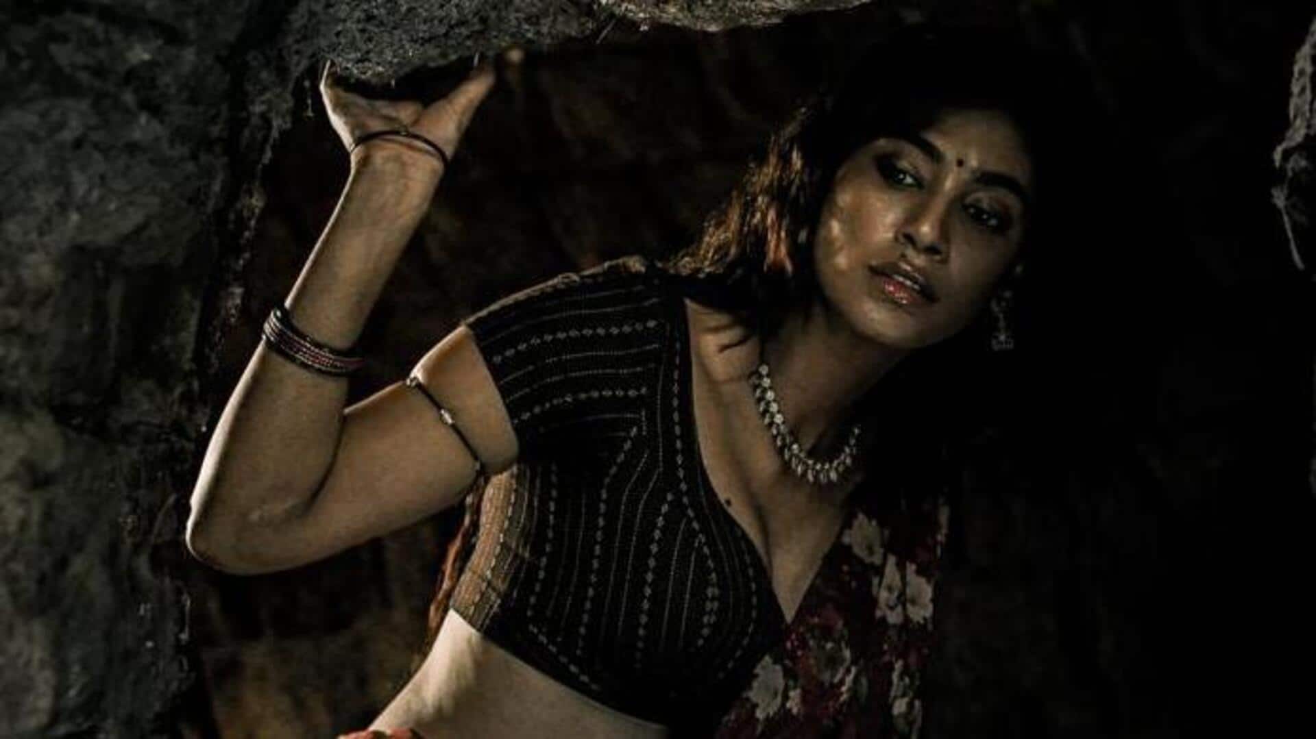 'Tiger Nageswara Rao': Anukreethy Vas's minimal first-look is eye-catching
