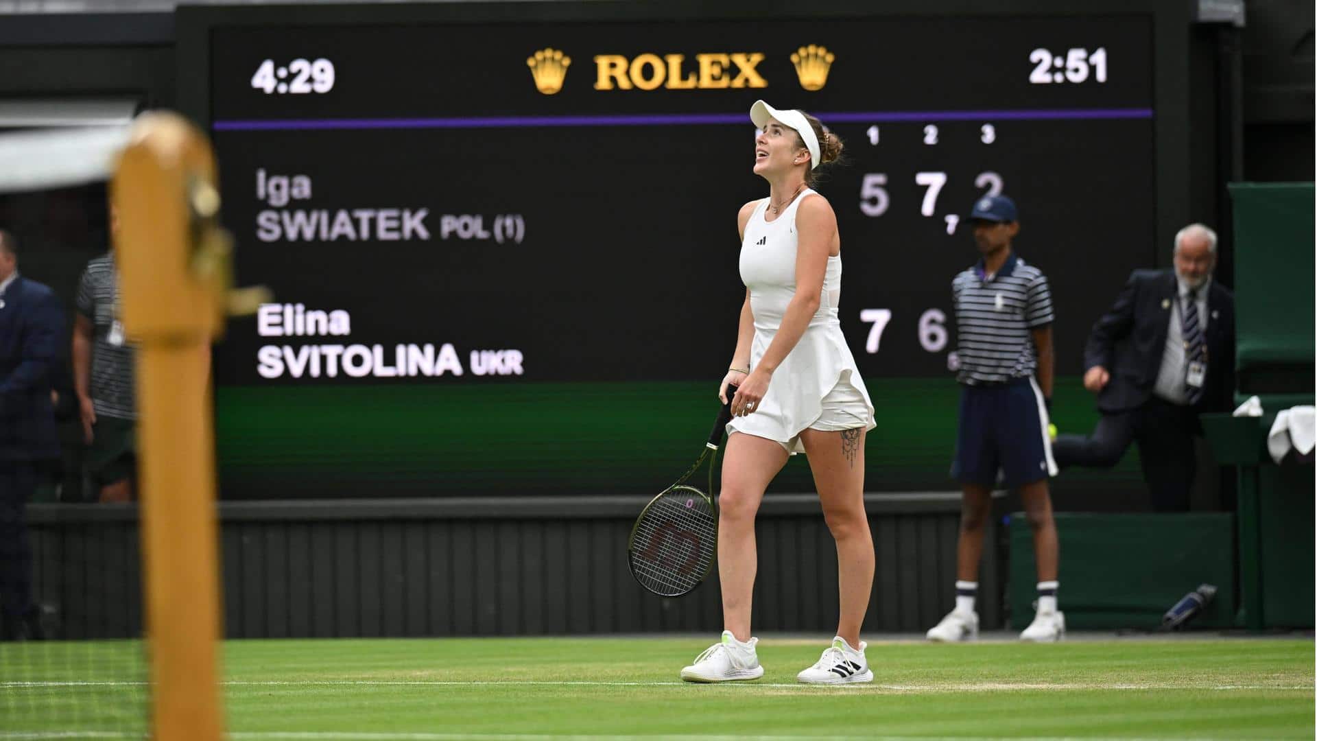 Wimbledon 2023: Elina Svitolina reaches semis; Iga Swiatek knocked out 