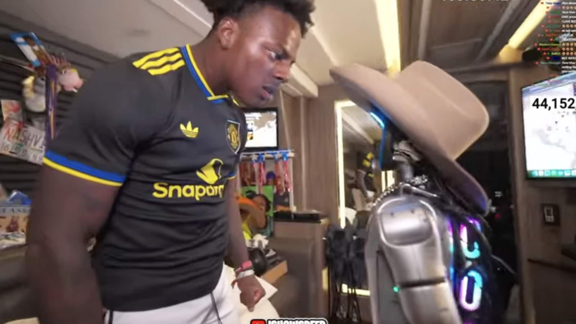 IShowSpeed sued for allegedly punching, choking humanoid influencer Rizzbot