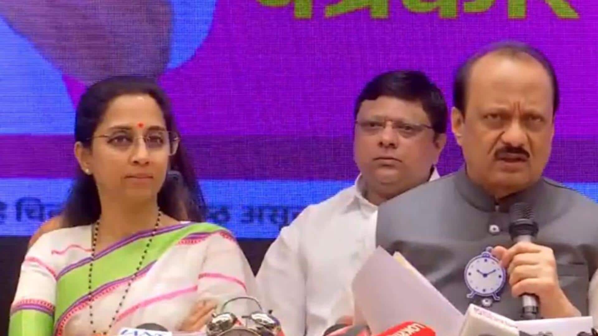 Ajit Pawar, Supriya Sule share stage; first time post-NCP split