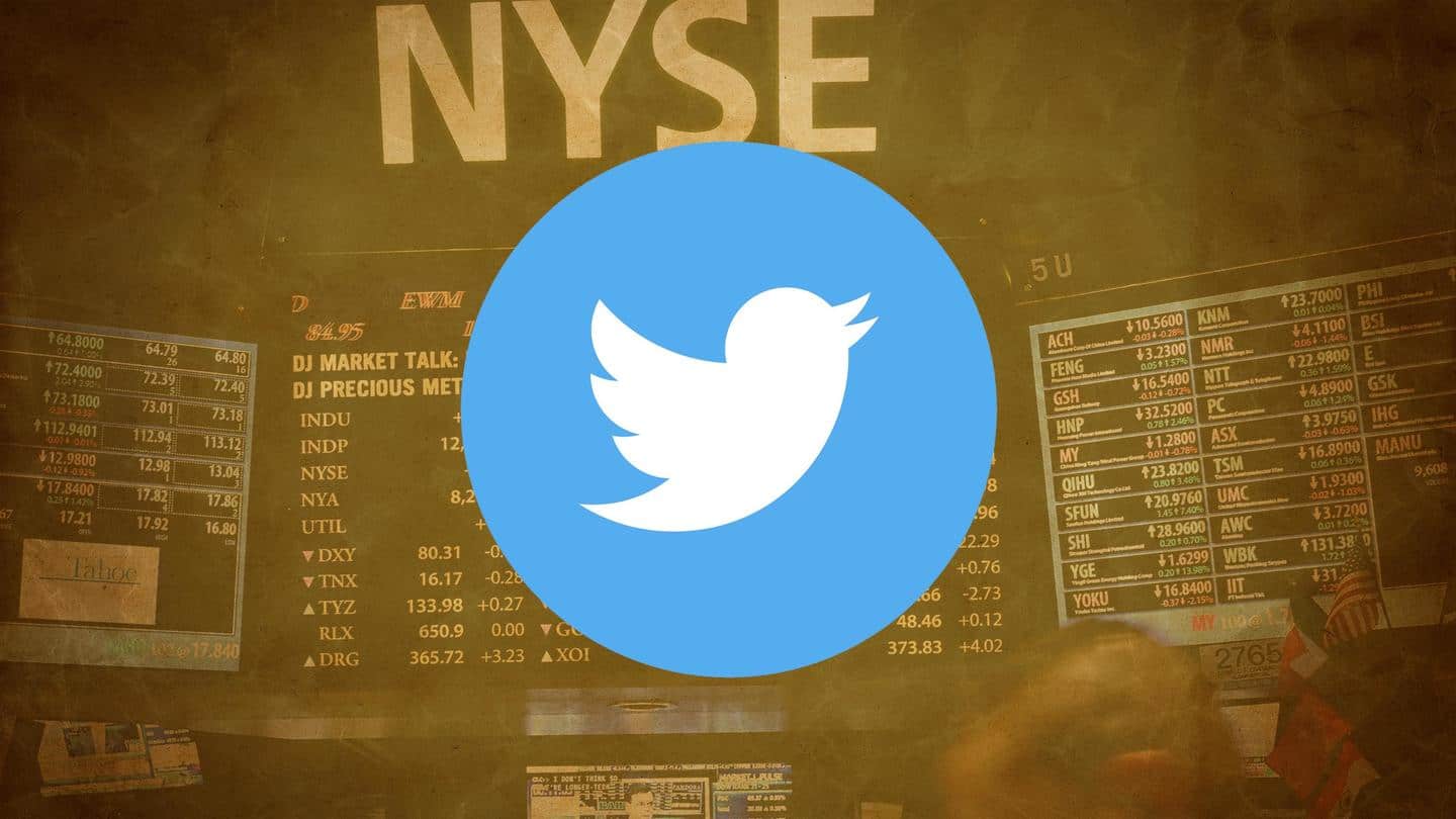 New York Stock Exchange to delist Twitter on November 8