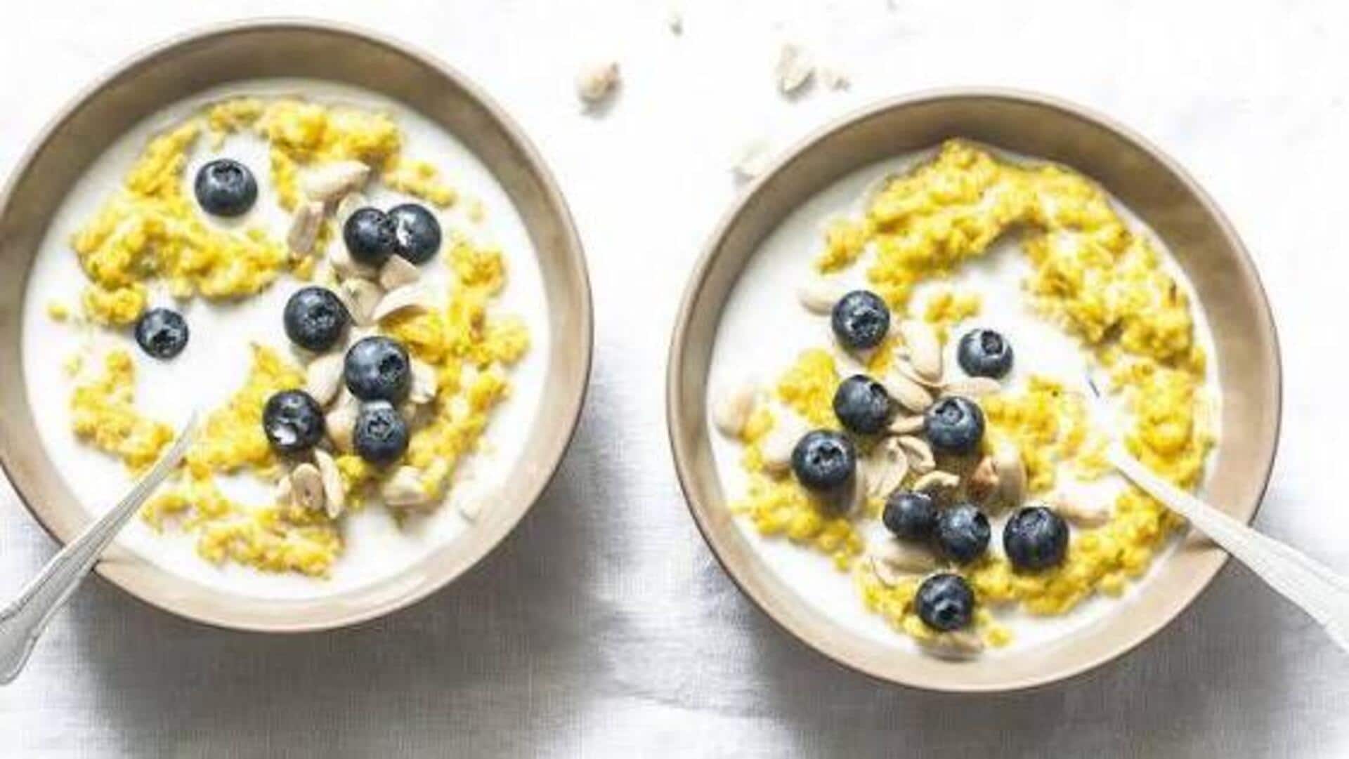 Why you should start your day with turmeric oatmeal