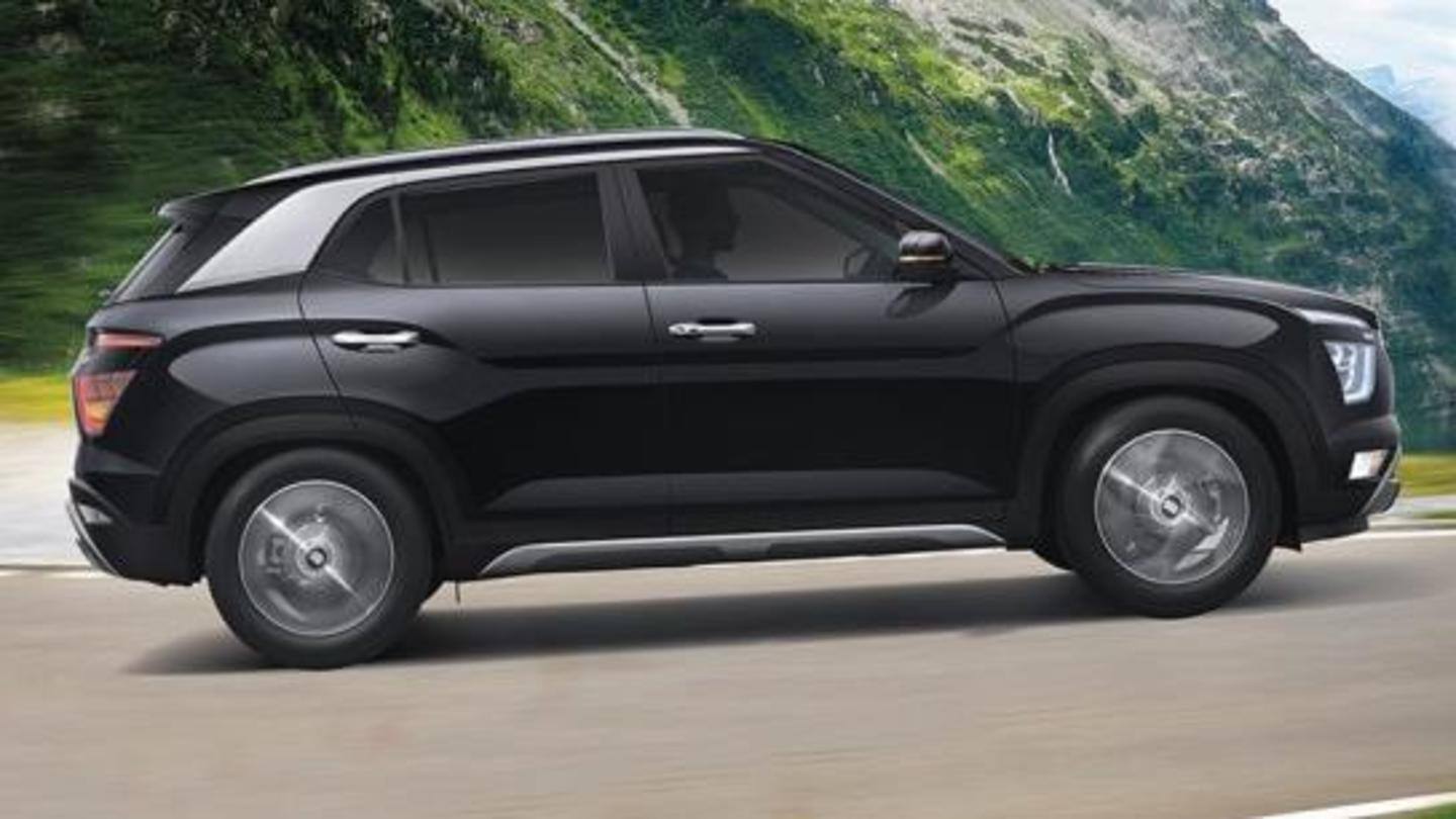 The car has roof rails and sleek LED headlights The car has roof rails and sleek LED headlights