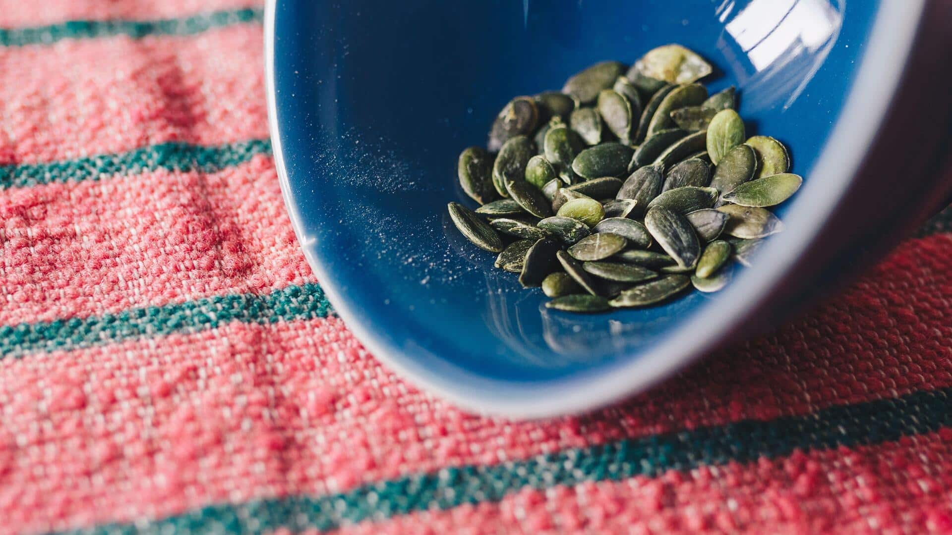 Want more protein in your snack? Try pumpkin seeds
