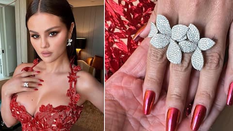 What is the latest 'fire chrome' manicure trend
