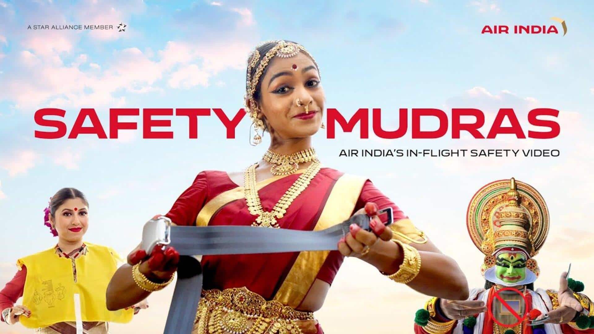 Air India's latest inflight safety video celebrates Indian dance forms
