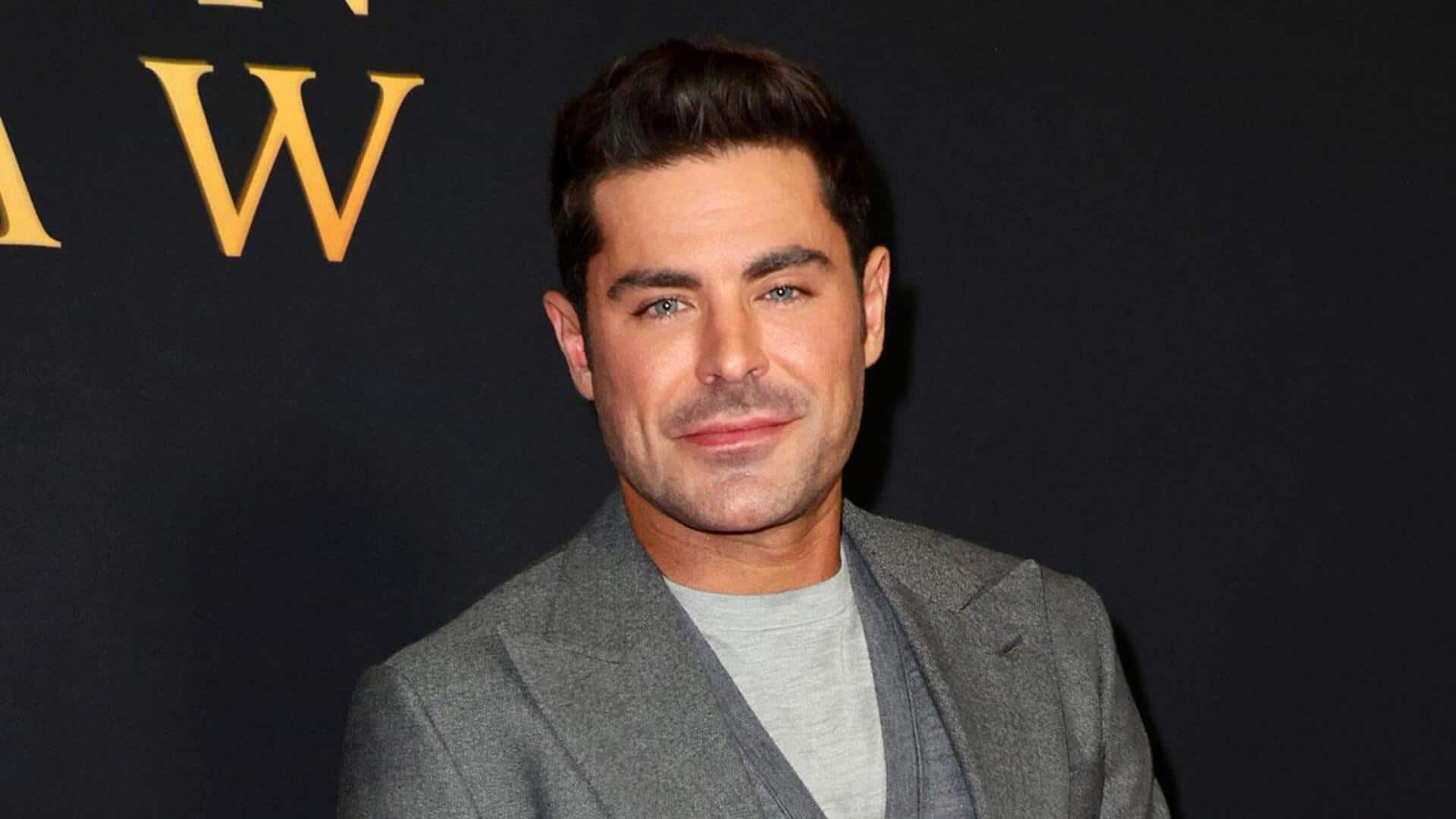 Zac Efron shot an entire 'fake' interview for 'Family Affair'