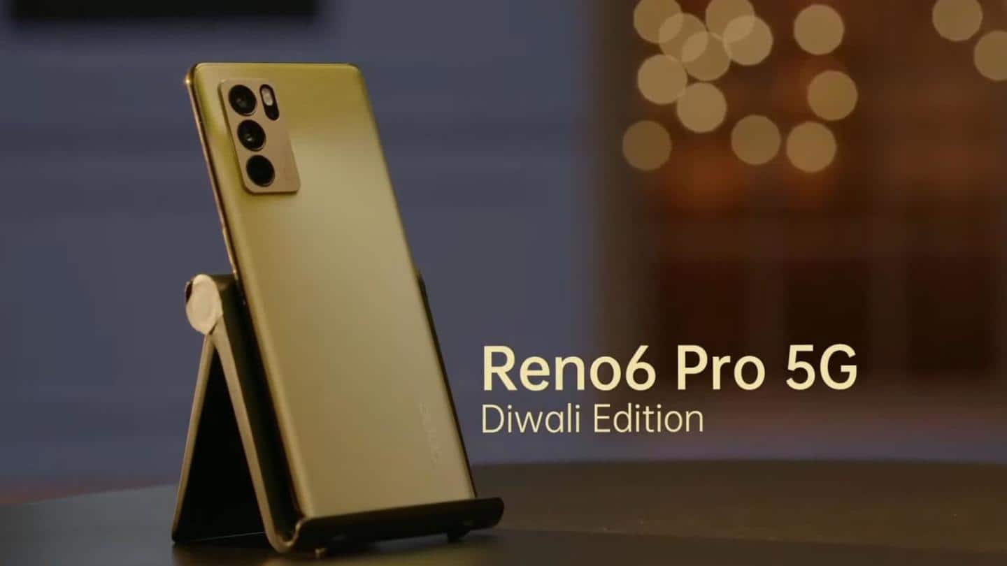 OPPO Reno6 Pro Diwali Edition has a 90Hz AMOLED display OPPO Reno6 Pro Diwali Edition has a 90Hz AMOLED display