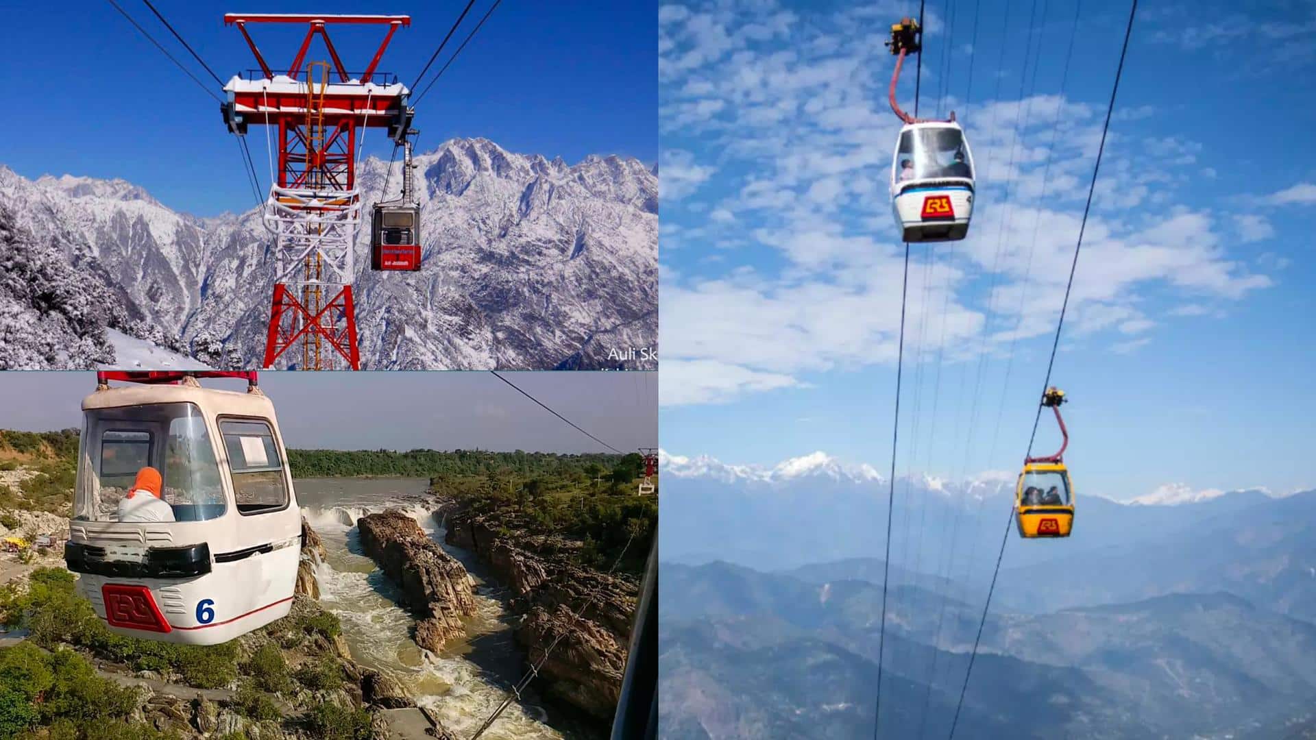 5 ropeways in India with the most stunning views