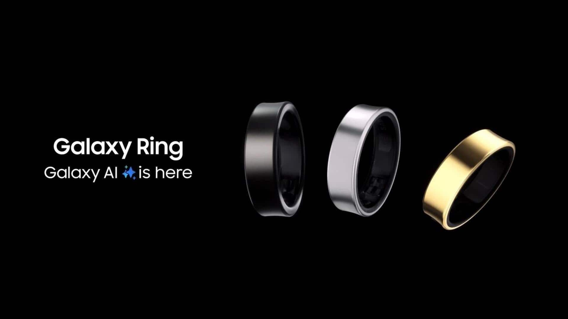 Samsung Galaxy Ring launched in India at ₹39,000: Check features