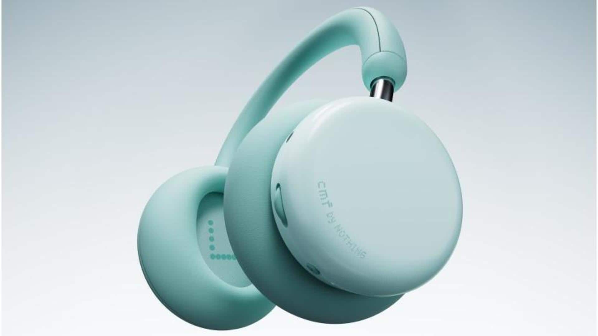 CMF launches its first over-ear headphones with 100-hour playback, ANC