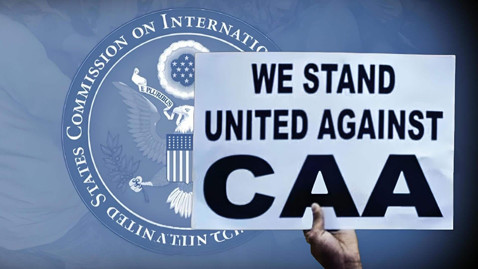US religious freedom body raises concern over CAA implementation