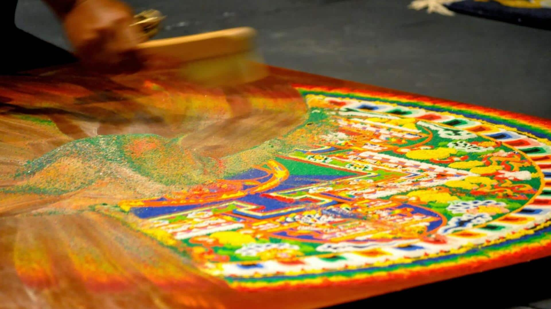 Enhancing mindfulness with DIY sand art mandalas