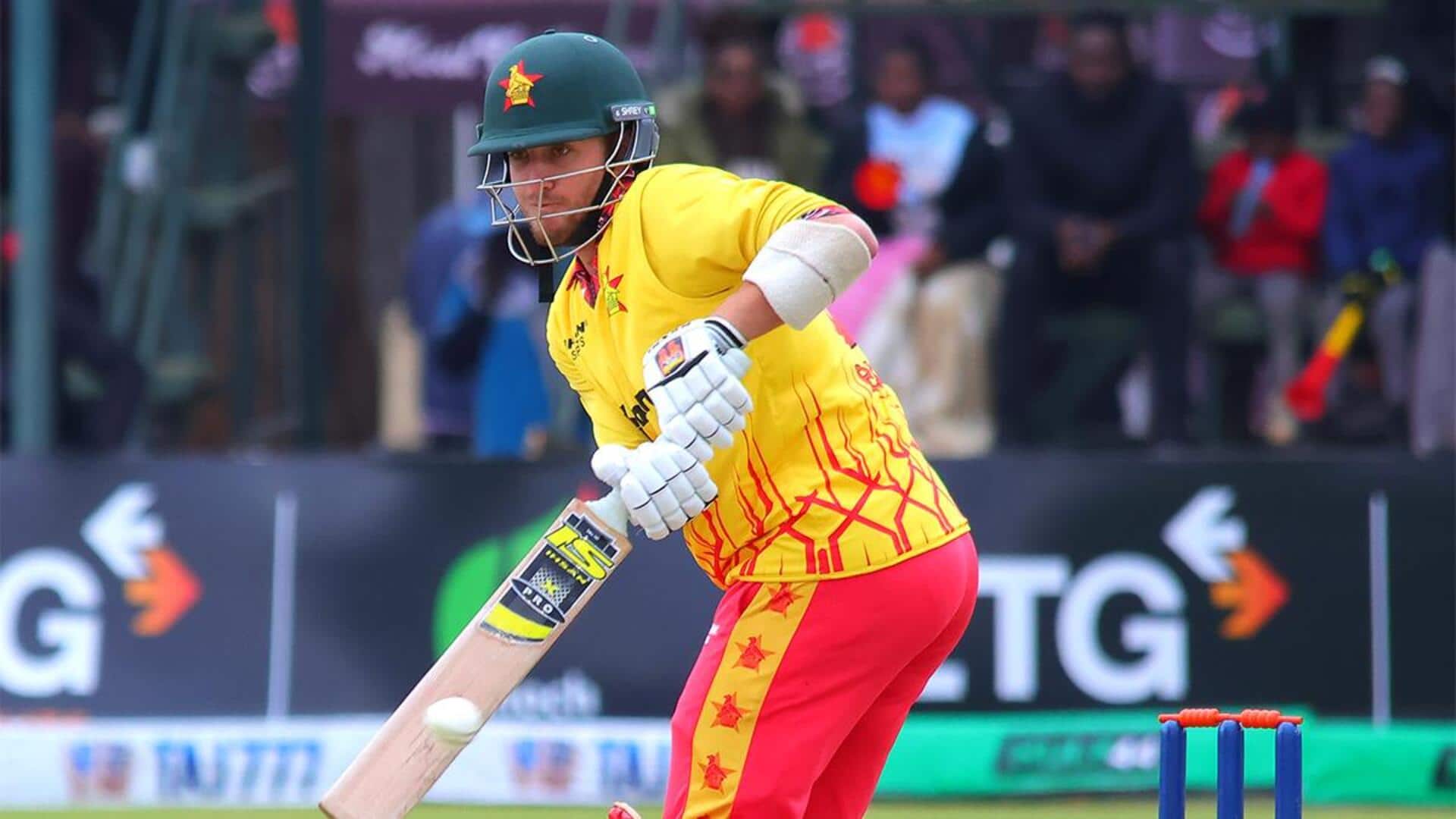 Zimbabwe's Brian Bennett slams his fourth T20I fifty: Key stats Zimbabwe's Brian Bennett slams his fourth T20I fifty: Key stats