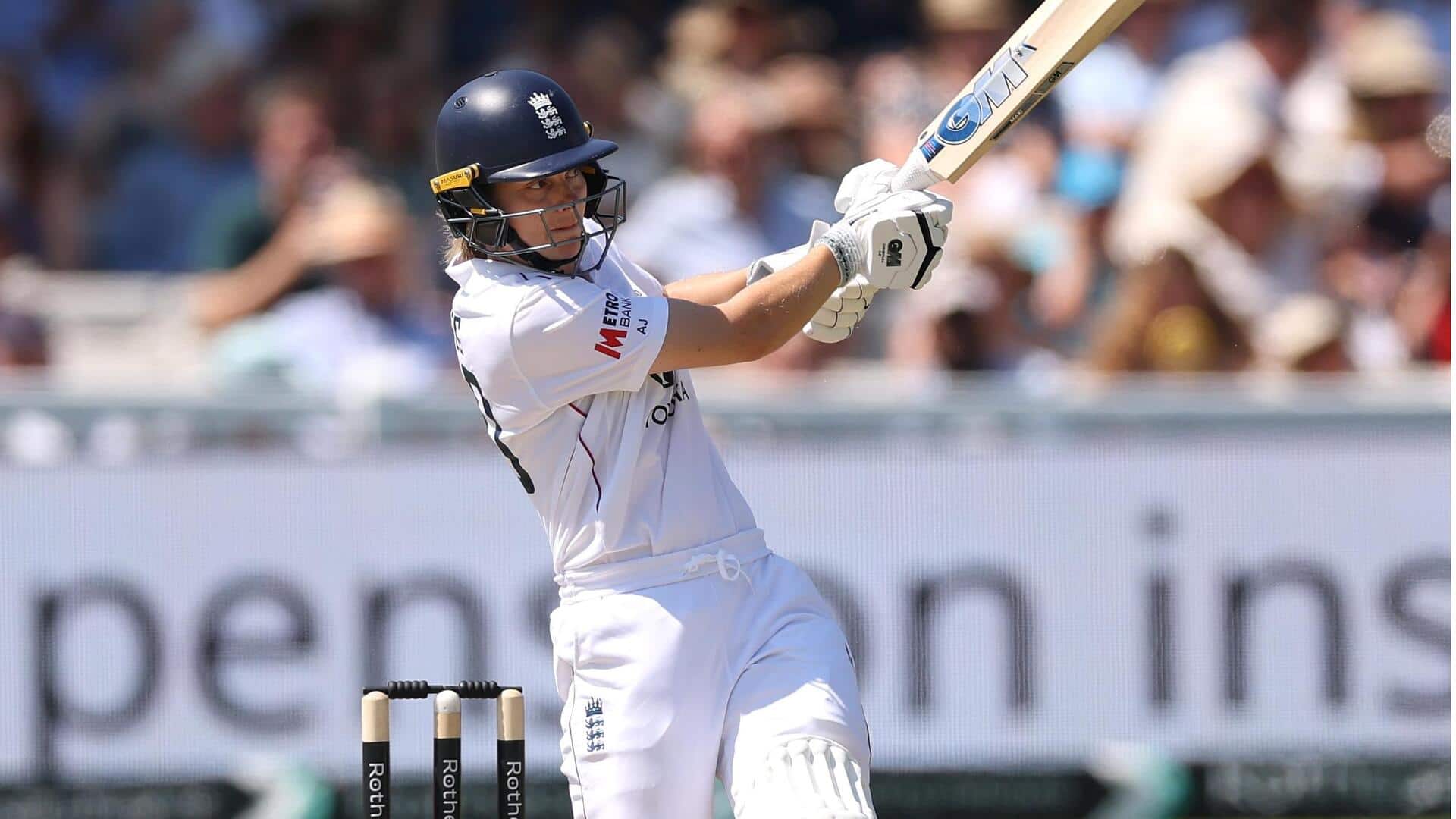 One-off Lord's WTest: Amy Jones hammers fiery fifty versus India