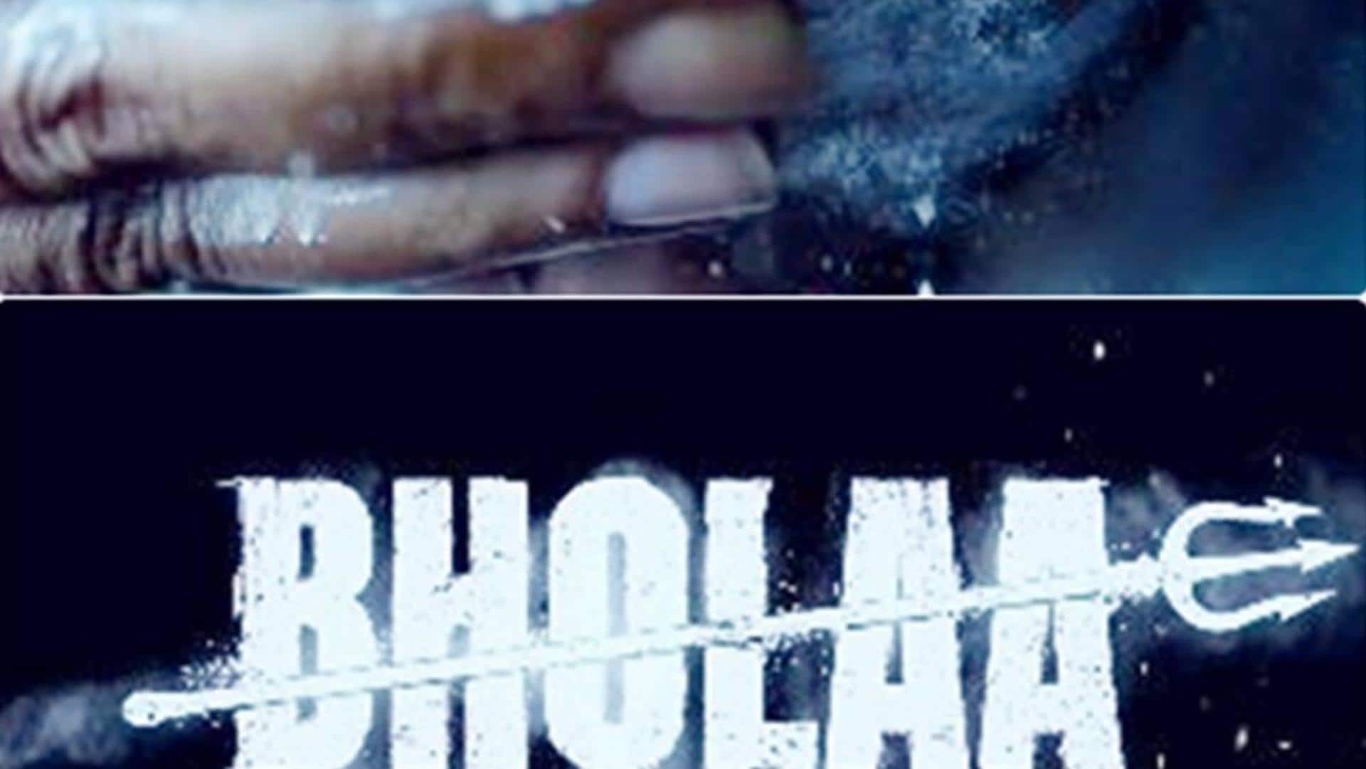 Ajay Devgn announces his next directorial 'Bholaa,' teaser coming tomorrow