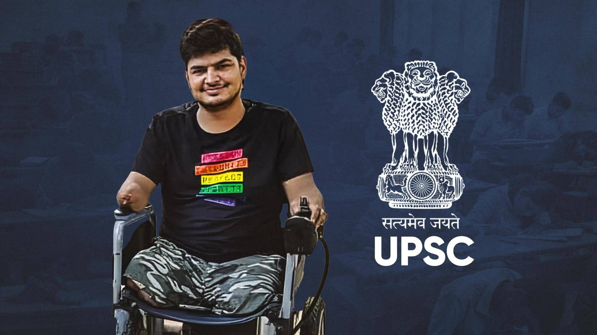 UP: Man without both legs, right arm clears UPSC CSE
