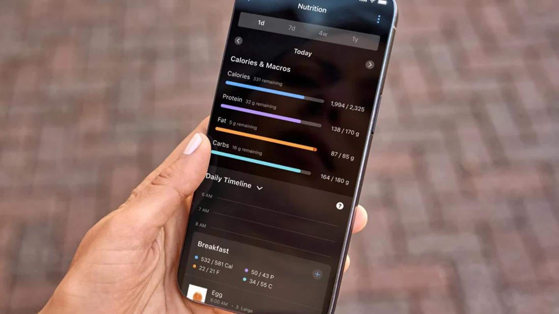 Your Garmin app can now track what you eat