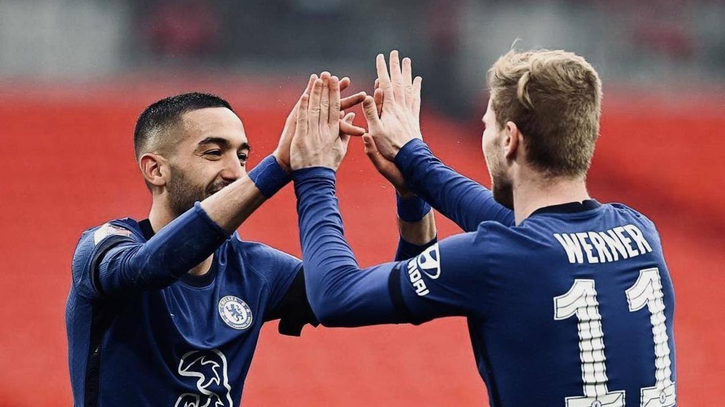 Notable feats for Ziyech and Werner Notable feats for Ziyech and Werner