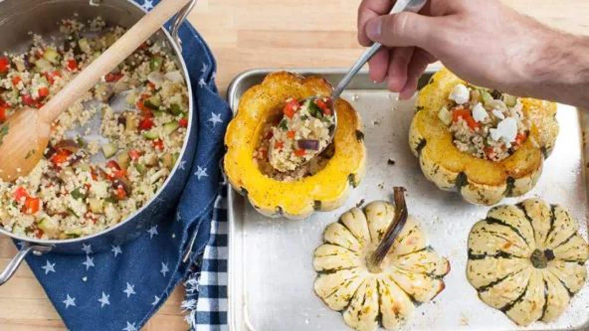It's recipe time! Try this risotto-stuffed sweet dumpling squash
