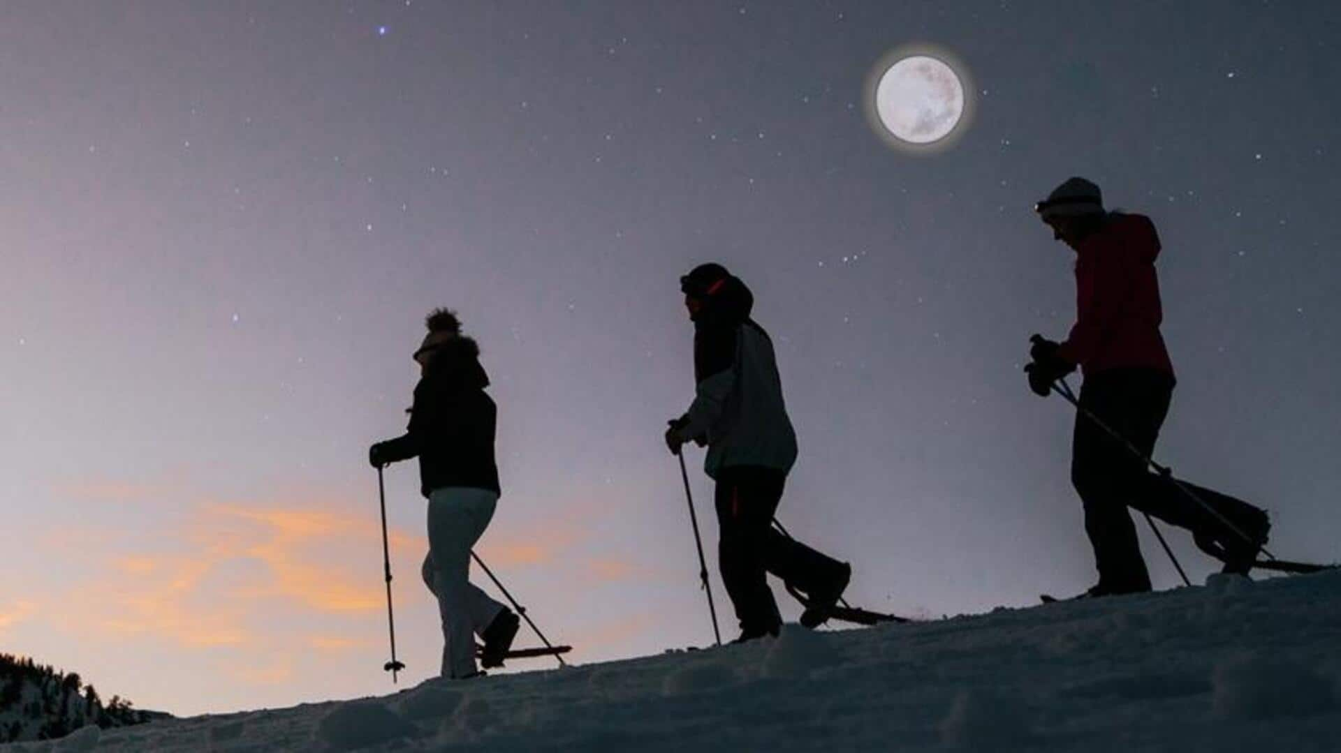 How moonlight snowshoeing can make your bones stronger