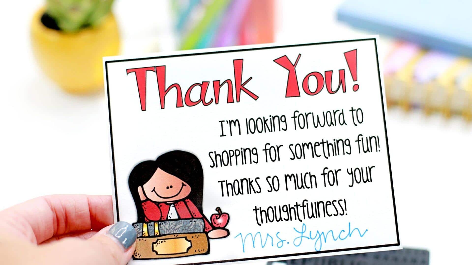 Thank-you notes 101: 5 etiquette tips