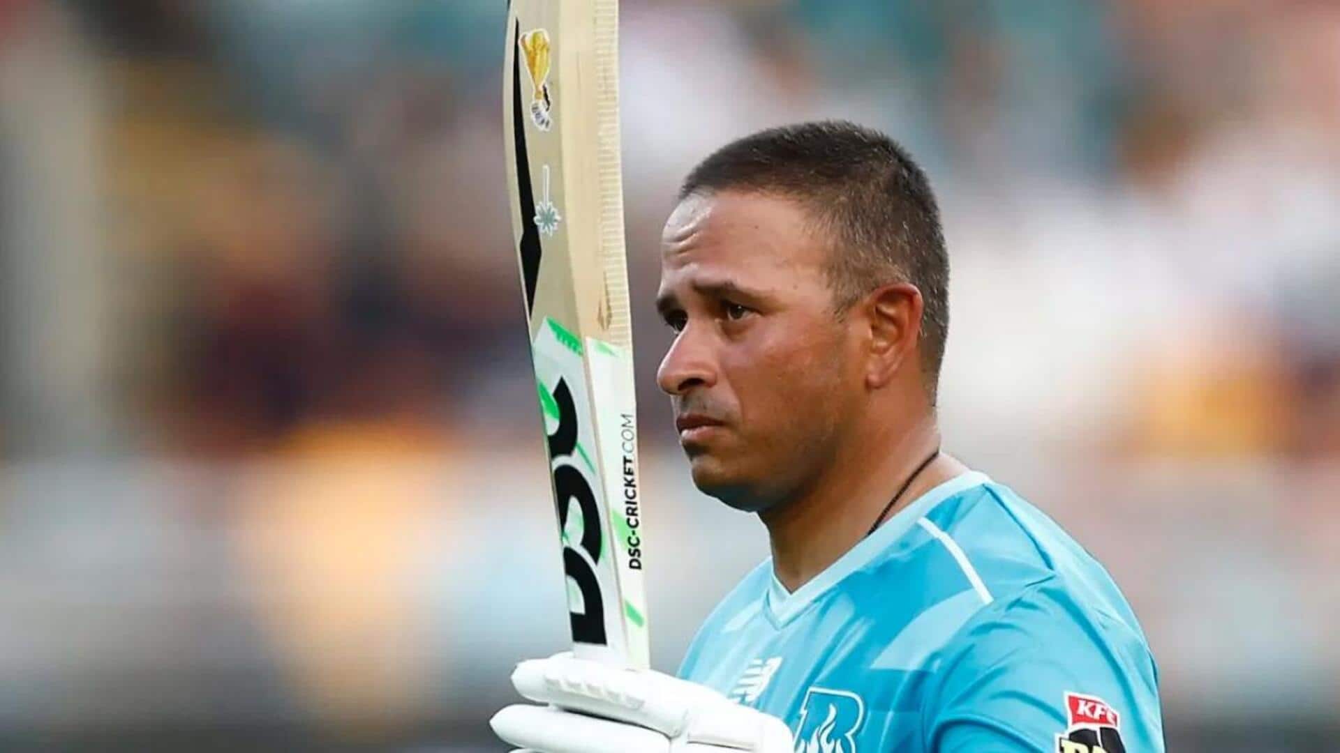 Usman Khawaja celebrates BBL return with match-winning 78: Stats 