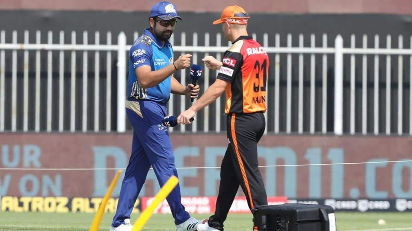 IPL 2021, MI vs SRH: Rohit Sharma elects to bat | NewsBytes