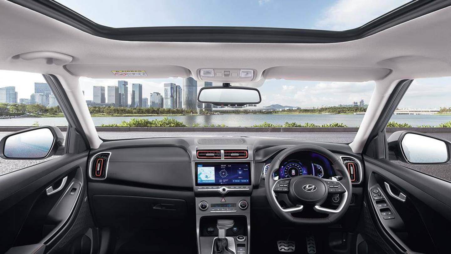 The car is equipped with a 10.24-inch touchscreen The car is equipped with a 10.24-inch touchscreen