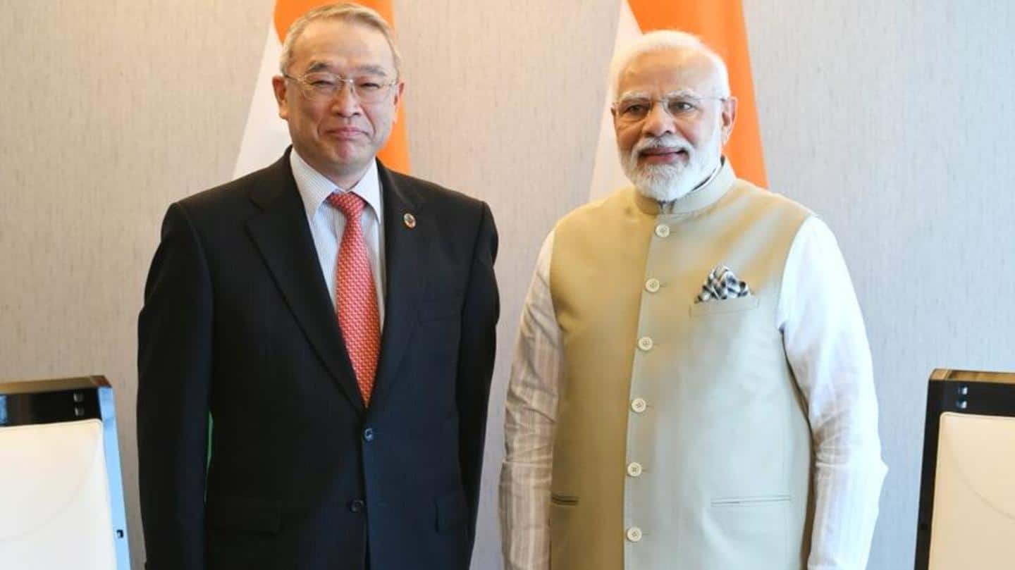 PM Modi meets Japanese IT giant head, discusses investment opportunities