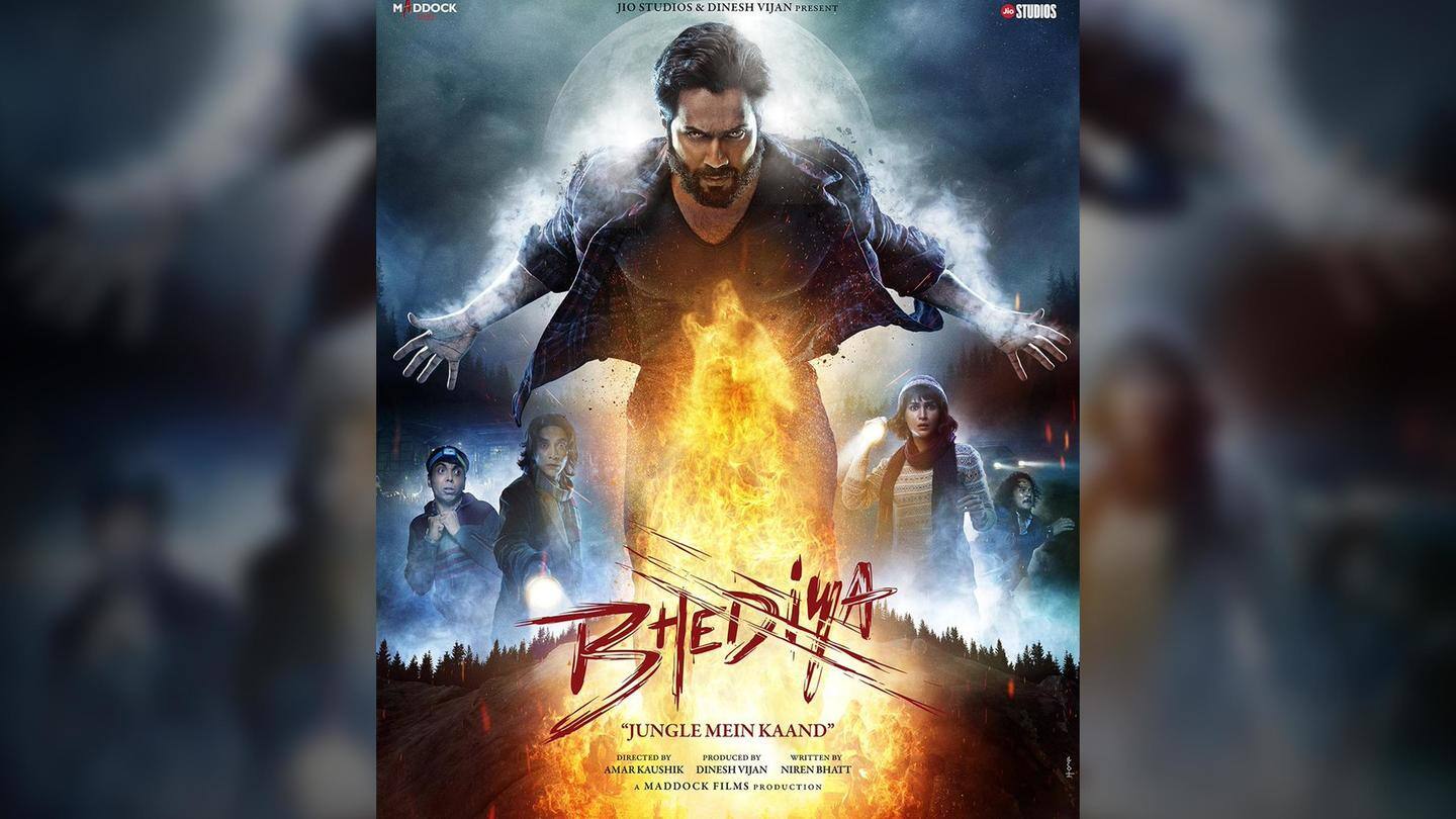 Varun Dhawan looks fiery and intense in 'Bhediya's first poster