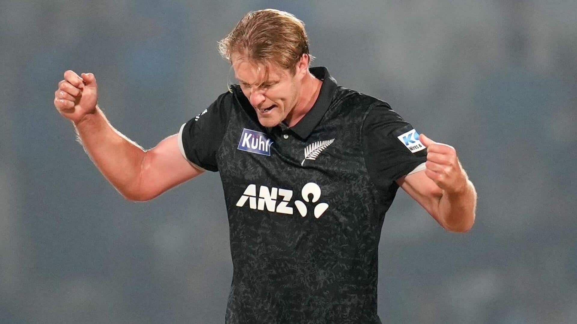 Kyle Jamieson's career-best ODI returns go in vain against India