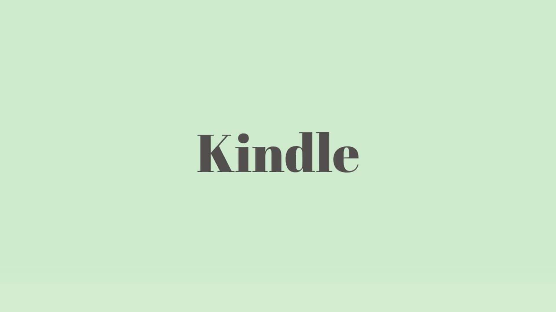 Word of the Day: Kindle